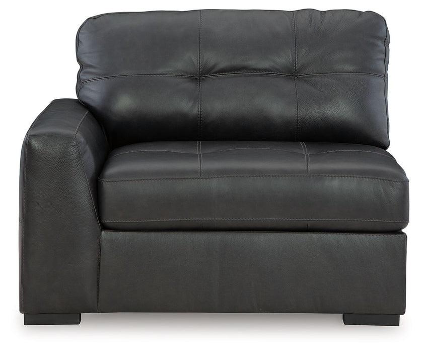 Brindley Pier - Laf Corner Chair - Fog Signature Design by Ashley®