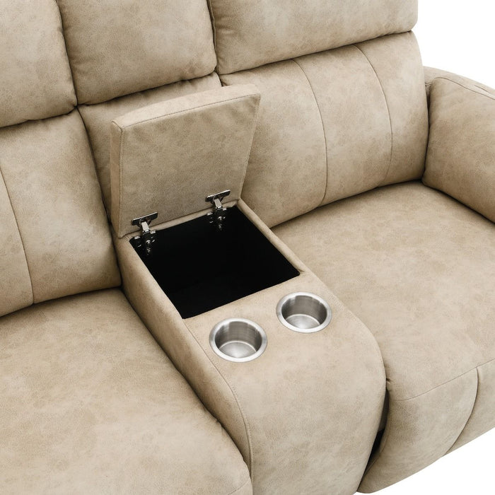 Elison - Motion Loveseat With Console & Storage ACME