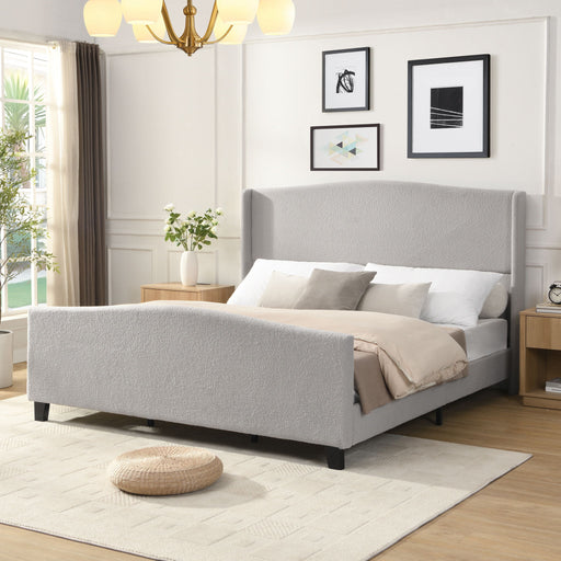 Platform Bed Frame With Tall Headboard And High Footboard Home Essentials