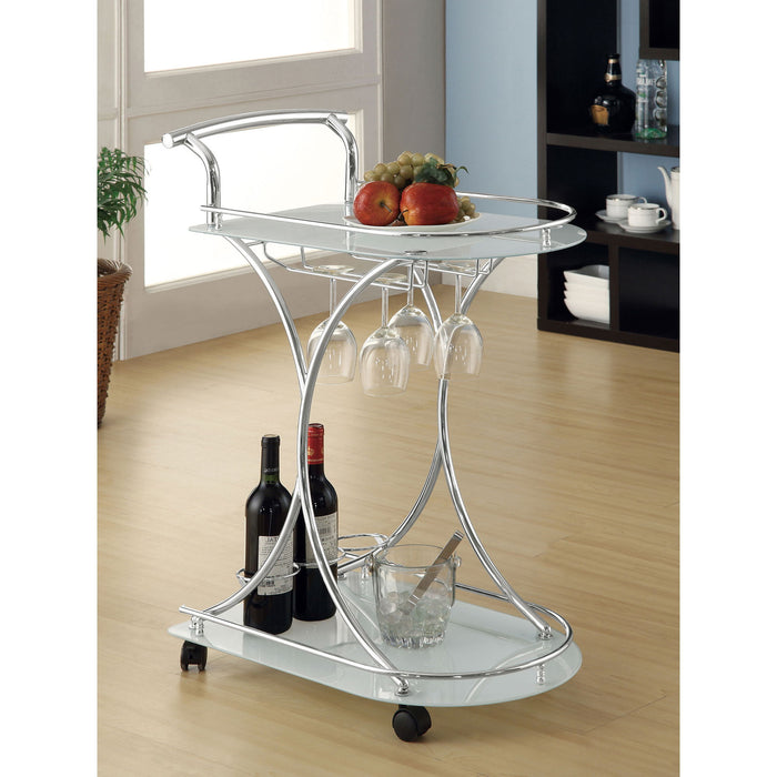 Allen - 2 Tier Bar Cart Furniture Max