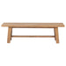 Backless Dining Bench - Natural Furniture Max