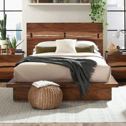 Mallory - Platform Bed With Exposed Joinery Furniture Max