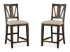 Westley Falls - Counter Chair With Upholstered Seat (Set of 2) - Graphite Magnussen Furniture