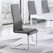 High Back Side Chairs Dining Chairs With Padded Upholstery (Set of 4) Furniture Max