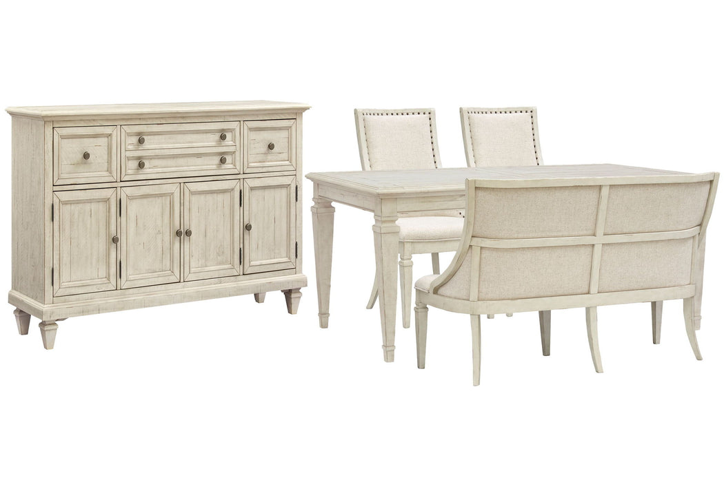 Newport - 5 Piece Extendable Rectangular Dining Table Set Magnussen Furniture