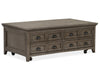 Paxton Place - Lift Top Storage Cocktail Table With Casters - Dovetail Gray Magnussen Furniture