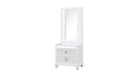 Abigale - Nightstand Top Mirror With LED Lighting (Only Mirror Top) - White Matrix Furniture Group