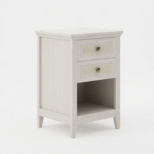 Nightstand With 2 Drawers Bedside Table Home Essentials