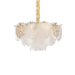 Michael Amini Lighting - Almara 7-Light Frosted Glass Chandelier - Frost / Gold Michael Amini