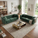 Upholstered 3 Seater Sofas Living Room Furniture (Set of 2) Home Essentials