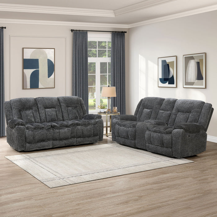 Stanwick - 2 Piece Power P1 Sofa/Loveseat - Gray New Classic