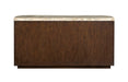 McPherson - Demilune Sofa Table - Burnt Umber Magnussen Furniture