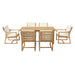 7 Piece Modern Outdoor Dining Set, Patio Furniture Hearth and Haven