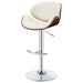 Adjustable Bar Stool With Upholstery - Ivory Furniture Max