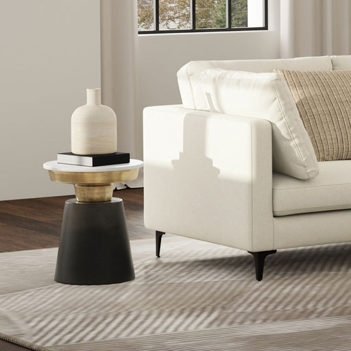 Jaxine - Side Table - Black / Gold Simpli-Home