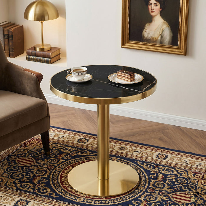 Modern Round Bistro Table Home Essentials