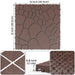 Stone Texture Patio Deck Tiles, 44 Pieces Daily Nest