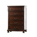 1 Piece Chest Bun Feet Pull Handles Round Knobs Bedroom Furniture - Cherry Home Essentials