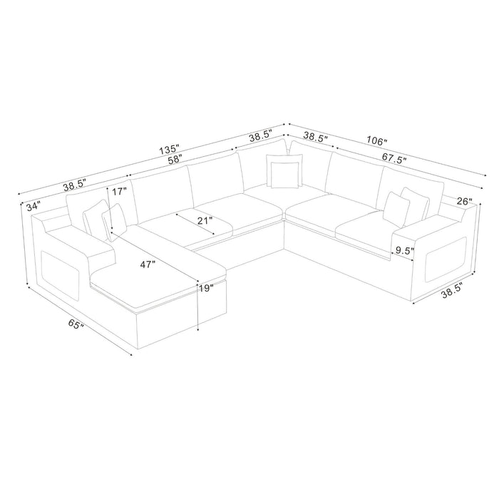 Compressed Sectional Home Essentials