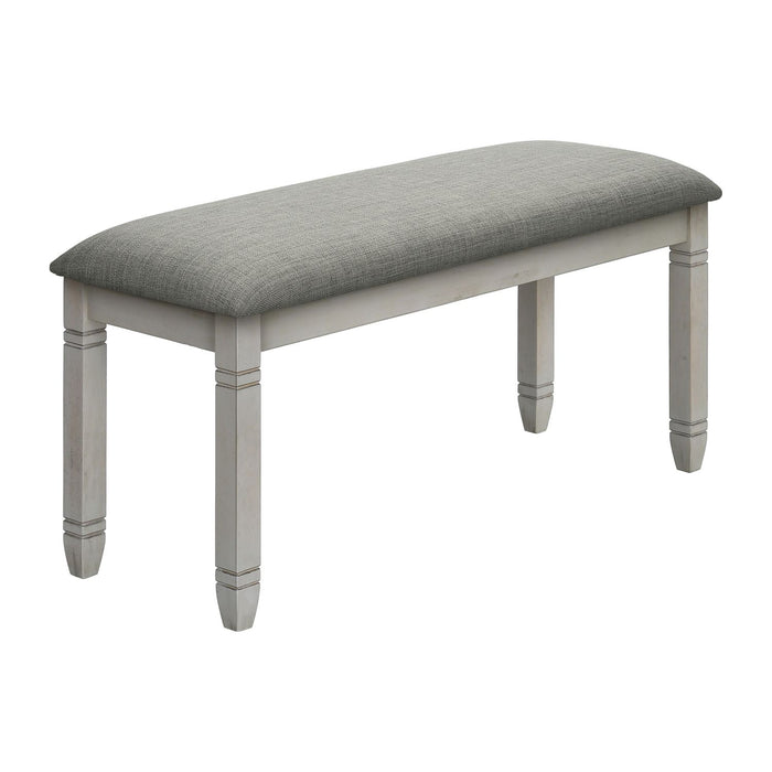 Upholstered Bench With Solid Legs 8th Street