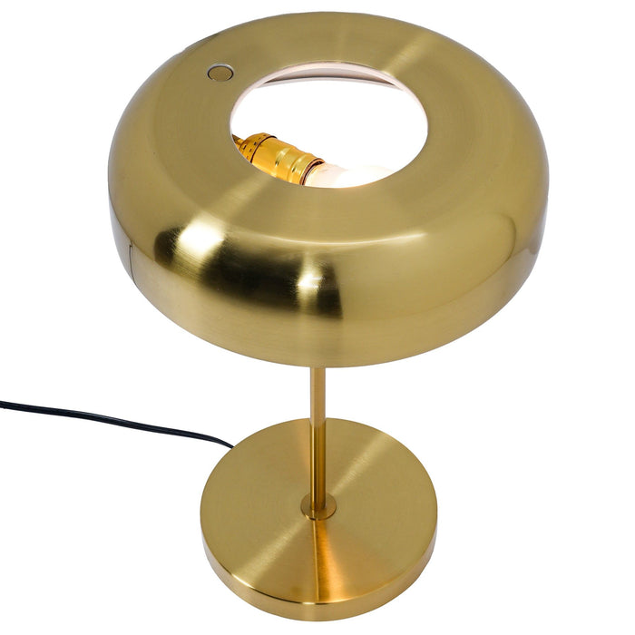 Bedside Nightstand Table Lamp - Gold Ashcroft Furniture