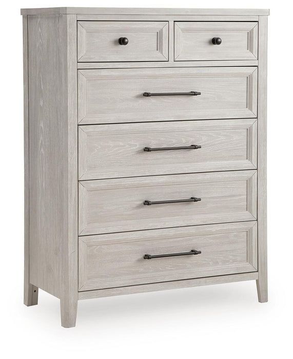 Darbonton - Six Drawer Chest - Dove White Signature Design by Ashley®