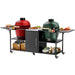 Outdoor Grill Cart For 2 Big Egg - Black / Silver Daily Nest