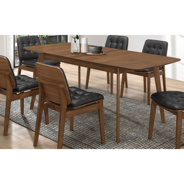 Carson Carrington - Extension Leaf Dining Table - Walnut Furniture Max