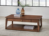 Trenmour - Rectangular Cocktail Table - Medium Brown Signature Design by Ashley®
