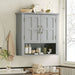 Multi Functional Wall Mounted Cabinet With Adjustable Shelves For Bathroom Noble House