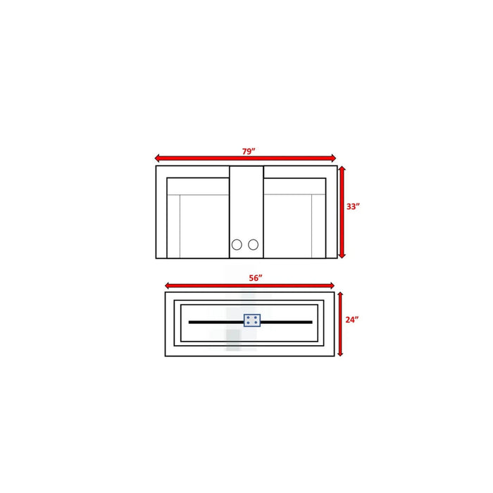 Outdoor Elegance Conversation Set With Fire Pit