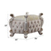 Picardy - Vanity Stool - Fabric & Antique Pearl ACME