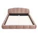 Upholstered Platform Bed Frame, Low Profile Floor Bed, No Box Spring Required Home Essentials