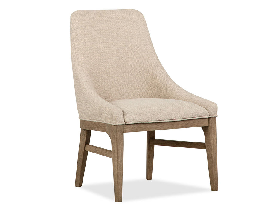 Tristan - Upholstered Arm Chair (Set of 2) - Swiss Coffee Magnussen Furniture