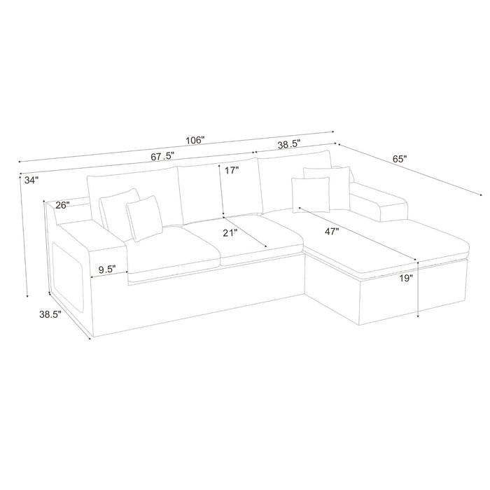Compressed Sectional Home Essentials