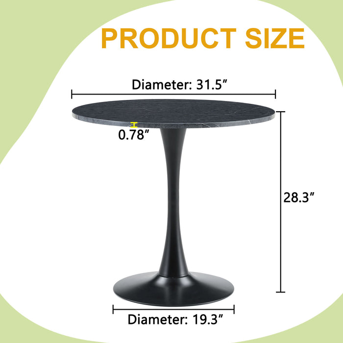 Ergonomic Round Dining Table For Kitchen Home Essentials
