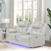Challenger - LED Power Recliner Loveseat Matrix Furniture Group
