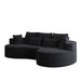 Curved Oversized Sectional Sofa With Extra Deep Seat Home Essentials