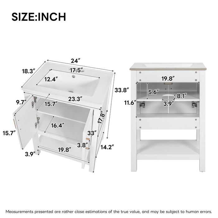Modern Bathroom Vanity With Elegant Twill Design Hearth and Haven