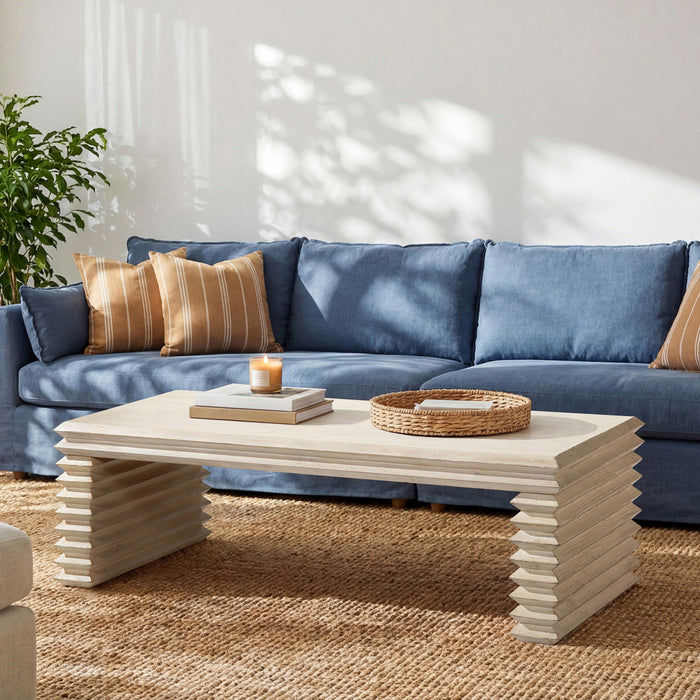Veda - Geometric Waterfall Table Jennifer Taylor Home