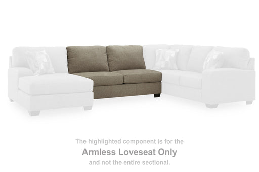 Newellen - Armless Loveseat - Beige Benchcraft®