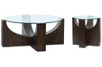 Beckham - Round Cocktail Table Set Magnussen Furniture