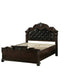 3 Piece Bedroom Set With Tufted Headboard And 2 Nightstands Home Essentials
