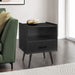 Modern Accent Table With Storage Drawer 8th Street