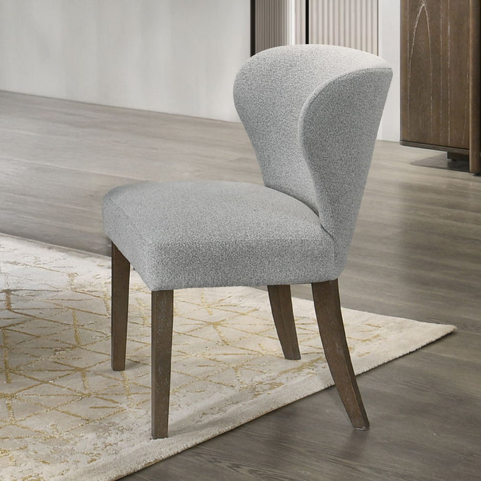 Dillon - Side Chair Set of 2) - Gray / Walnut