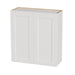 Shaker Wall Cabinet With Soft Close Hinges, Adjustable Shelves, Double Door Home Essentials