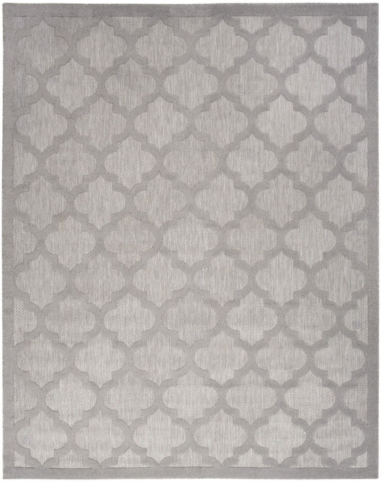 9' X 12' Area Rug Geometric Flatweave - Gray