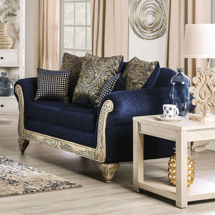 Marinella - Loveseat - Royal Blue