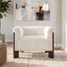Accent Chair With Tight Back For Living Room Noble House