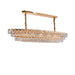 Michael Amini Lighting - Gala 14-Light Rectangular LED Chandelier - Gold Michael Amini